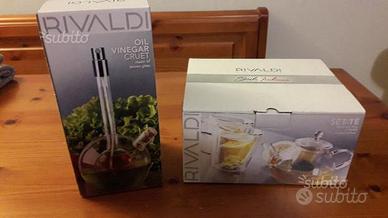 Servizio tè + olio e aceto