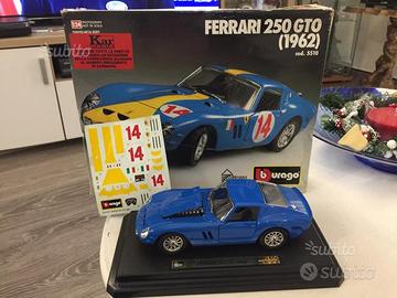 Modellino Burago Ferrari 250 Gto 1962 scala 1/24