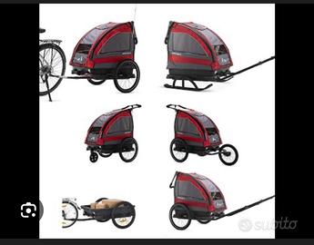 Rimorchio multisport Nordic Cab Explorer 6 in 1