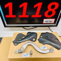 PEDALE FRENO E PROTEZIONI LATERALI TELAIO HUSQVARN