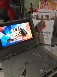 Lettore T-LOGIC DVD/DVX portatile 