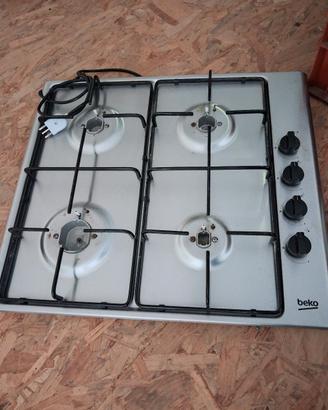 piano cottura gas 4 fuochi