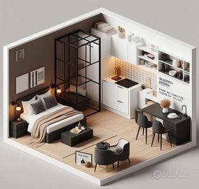 Grazioso monolocale a Lonate Pozzolo