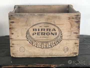 Birra peroni cassa antica