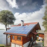 kit isola senza allaccio enel 3 kw batteria 2,4kw