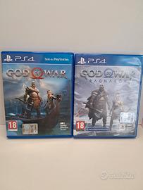 Disco PS4 di God of War 2018+God of War  Ragnarök 