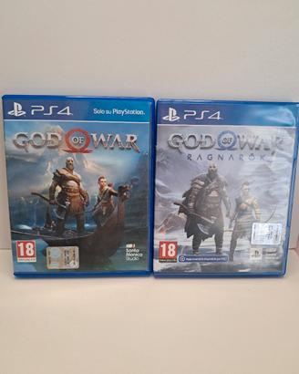 Disco PS4 di God of War 2018+God of War  Ragnarök 