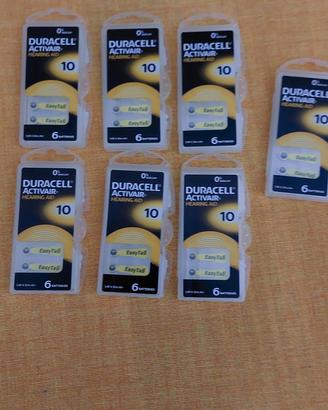 42 × Duracell Activair Hearing Aid 10 NUOVE
