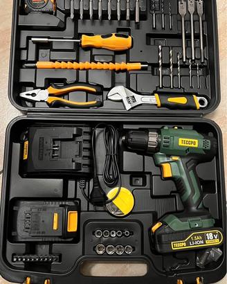 Trapano Avvitatore 18V con 2 batteria