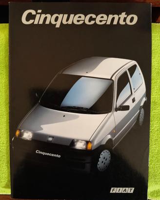 Depliant brochure Fiat cinquecento 1992