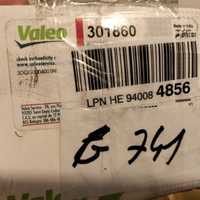 Pastiglie freno anteriori Opel Valeo G741 301860