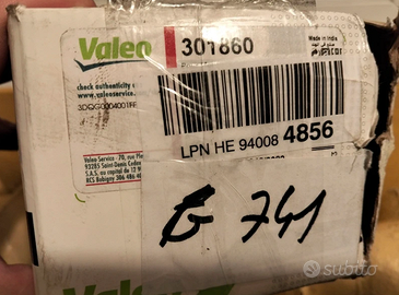 Pastiglie freno anteriori Opel Valeo G741 301860