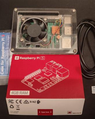 Raspberry Pi 5 4GB + accessori