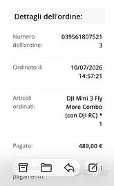 Drone Dji mini 3