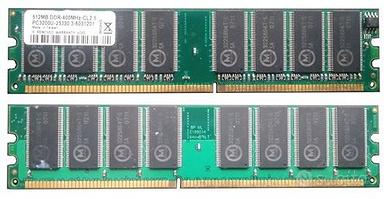 RAM 512MB, SDRAM, PC3200, 400MHz, 184PIN