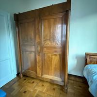 ARMADIO IMPERO IN NOCE MASSELLO (1830–1850)