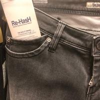 Re Hash jeans donna skinny denim stonewashed tg 25