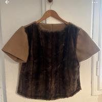 Giacca  camicia ecopelliccia