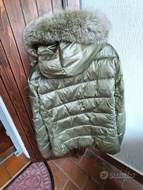 Giubbotto Alta Qualità Chiara Dalba cappuccio Pelo