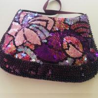Bella borsa con paillettes --- NUOVO