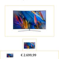 TV 55" SAMSUNG QE55Q7CAMT QLED CURVO SERIE 7 Q7C 4