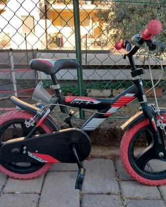 Bicicletta bambino Dino Bikes 14” BMX nero/rosso