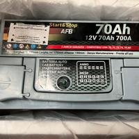 Batteria auto 70ah start e stop