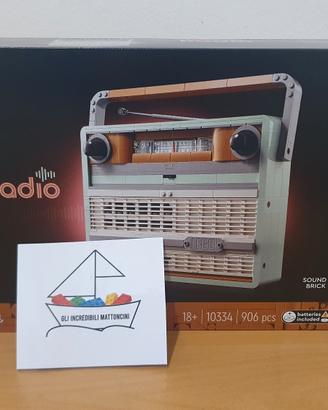 LEGO 10334 Radio Icons NUOVO 