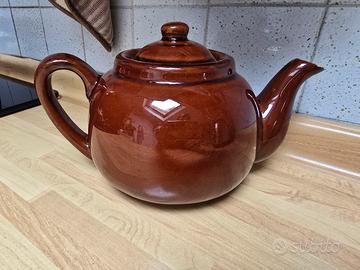 Teiera in terracotta vintage