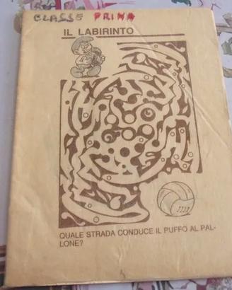 Il Labirinto gioco con i Puffi vintage