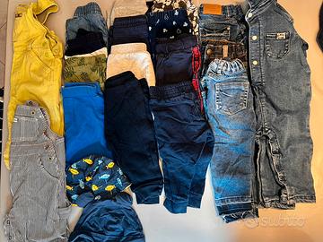 Abbigliamento bimbo 20pz 9/12 mesi
