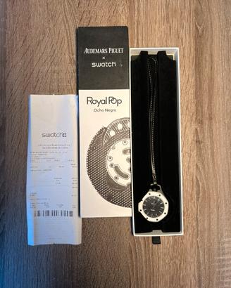 Swatch AP Royal Pop Ocho Negro originale