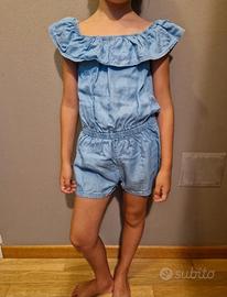 Vestito fresco,morbido Benetton bimba tg. S 6-7 a