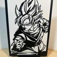 Quadretto Dragon Ball - Goku Super Sayan