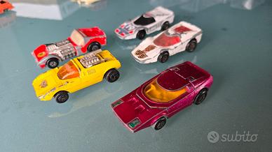 Lotto di 5 Modellini Matchbox Superfast + RolaMati