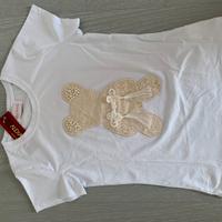 Maglietta maniche corte con orsacchiotto