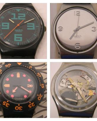 SWATCH PACK1  4 SWATCH introvabili da collezione