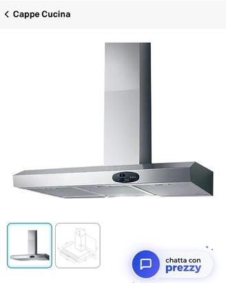 Cappa da cucina elica 90cm