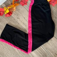 Pantaloni tuta Bonprix neri e rosa tg 50/52