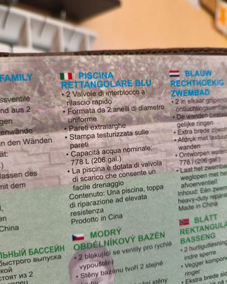 Piscina Bestway rettangolare