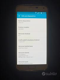 Samsung galaxy S5 bianco