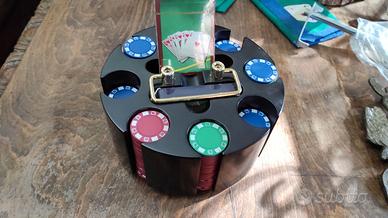 Fiches per giocare a carte e poker