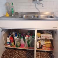 mobile + lavandino inox