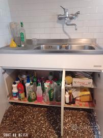 mobile + lavandino inox