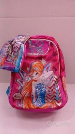 Winx Zaino dalla Forma Arrotondata, Schienale Comf