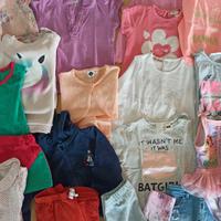 Lotto vestiti bambina 2-3 anni