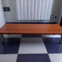 Alzatina per TV in legno con zampe metallo