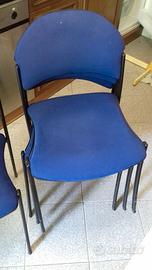 Sedie impilabili per sala d'attesa e ufficio