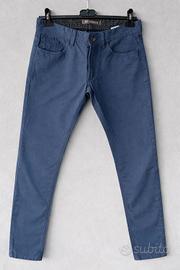 Jeans uomo Cotton & Silk, tg 46, cotone, blu