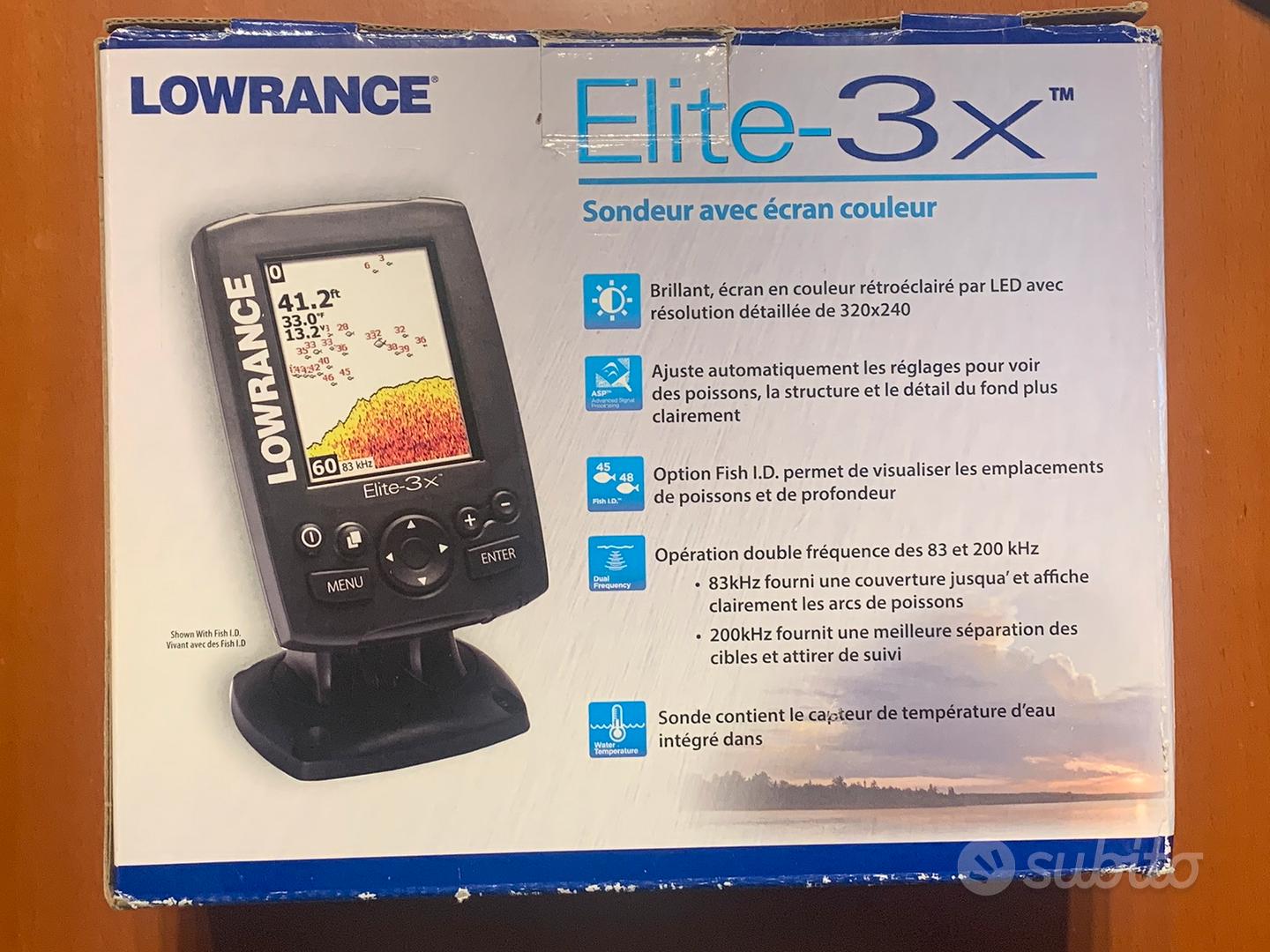 Ecoscandaglio lowrance Elite 3X - Audio/Video In vendita a Pavia